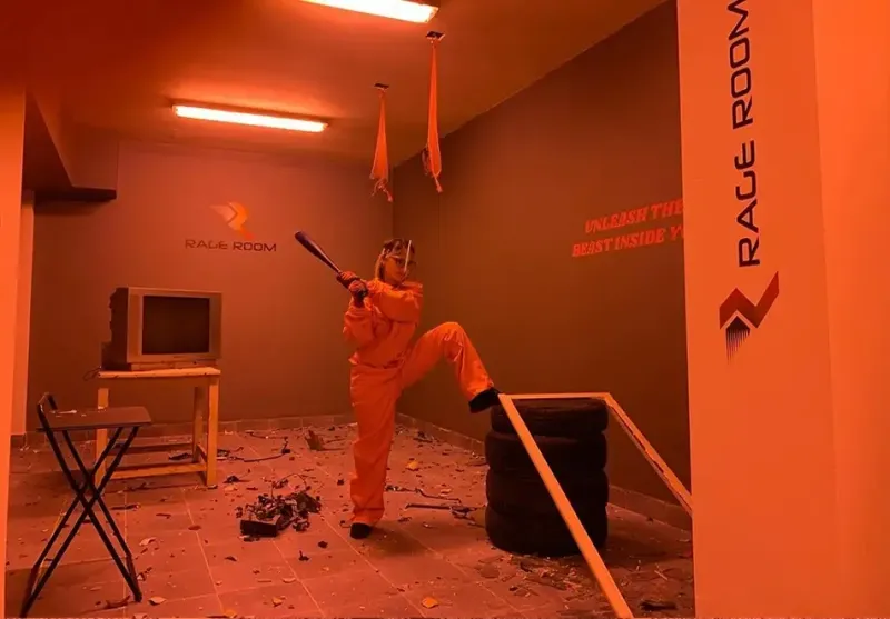 30 минути в антистрес стая Rage Room, София