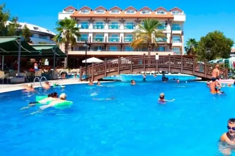 На първа линия в Сиде, Турция: Автобусен транспорт + 7 нощувки на човек на All Inclusive в хотел Seher Resort & Spa 5*, дете до 6.99 г. безплатно