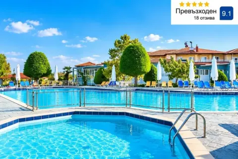 Ранни записвания в Паралия Катерини, Гърция: All Inclusive нощувка на 300 м от плажа + басейн в хотел Grand Platon****, дете до 12 г. безплатно